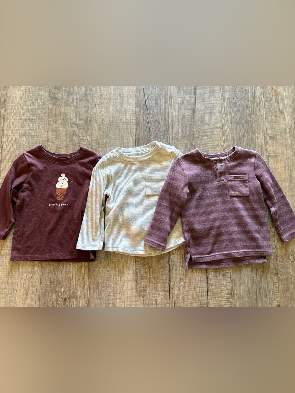 2T Cat & Jack Long Sleeve Shirt Bundle